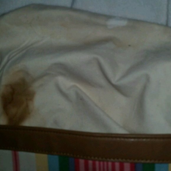 Fossil Multi-Color Stripe Purse shoulder Handbag - Picture 7 of 7